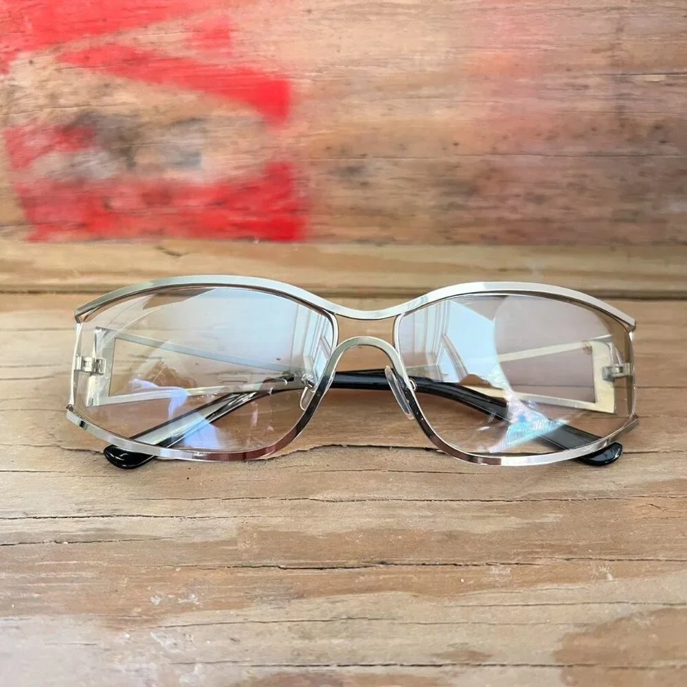 classy chrome trim sunglasses